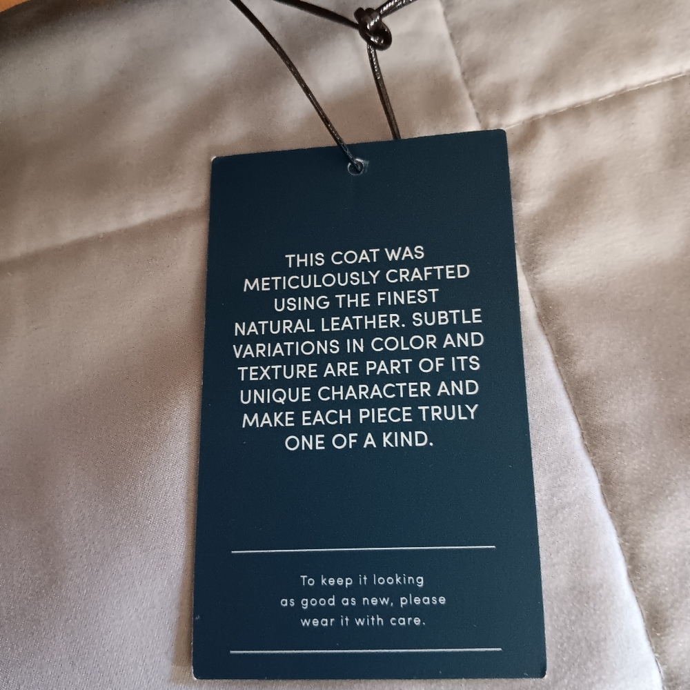 Cole Haan leather jacket - Picture 5 of 7